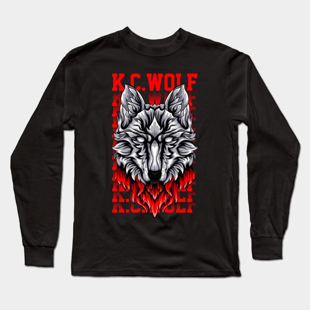 kc wolf Long Sleeve T-Shirt by SHINIGAMII